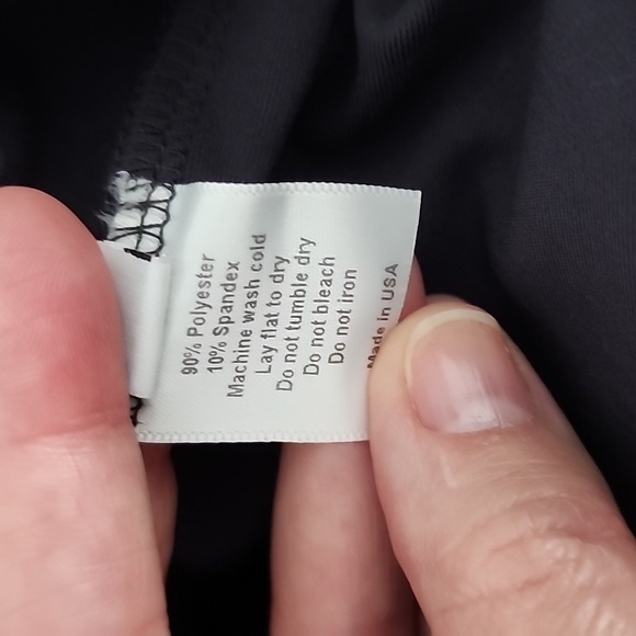 NWOT...Boyed black, very flared, fitted at knee, high rise legging pant! - Picture 7 of 10